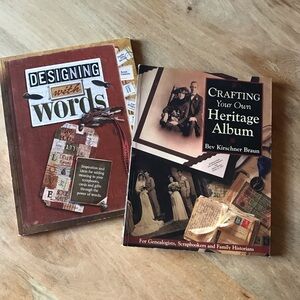 Two Scrapbooking Books